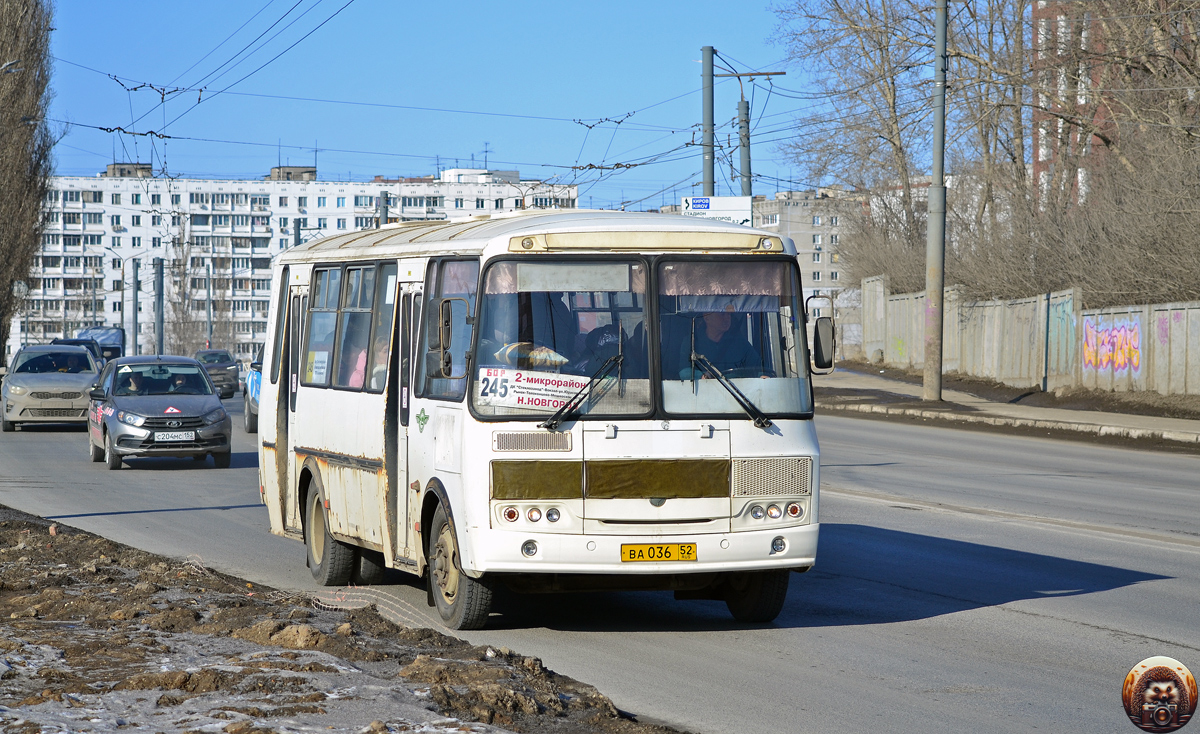 Нижегородская область, ПАЗ-4234-04 № ВА 036 52