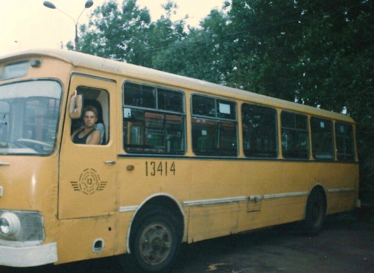 Москва, ЛиАЗ-677М № 13414