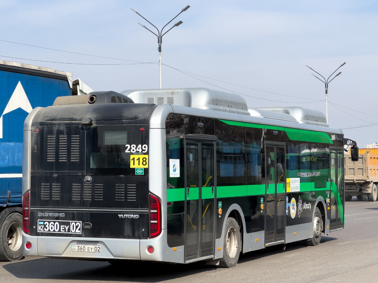 Алматы, Yutong ZK6126HG (QazTehna) № 2849