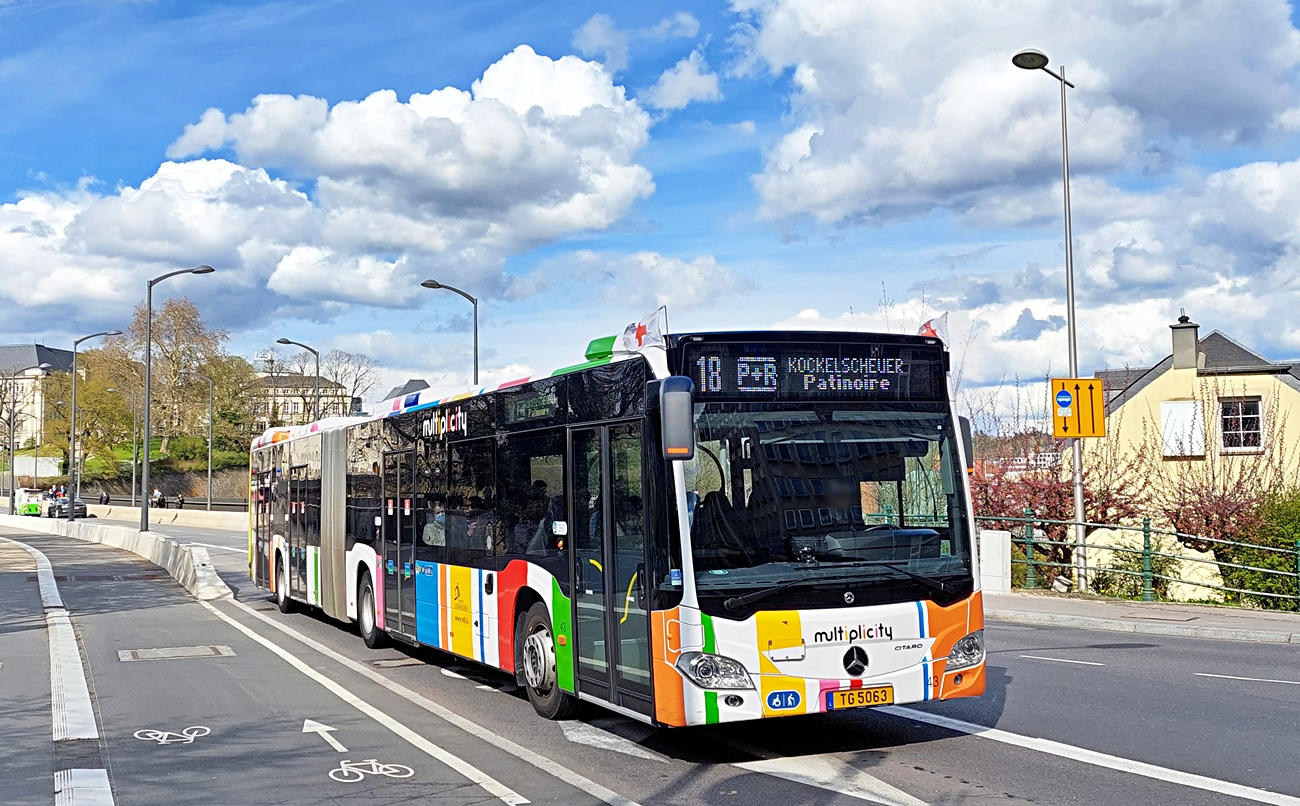 Люксембург, Mercedes-Benz Citaro C2 G hybrid № 43