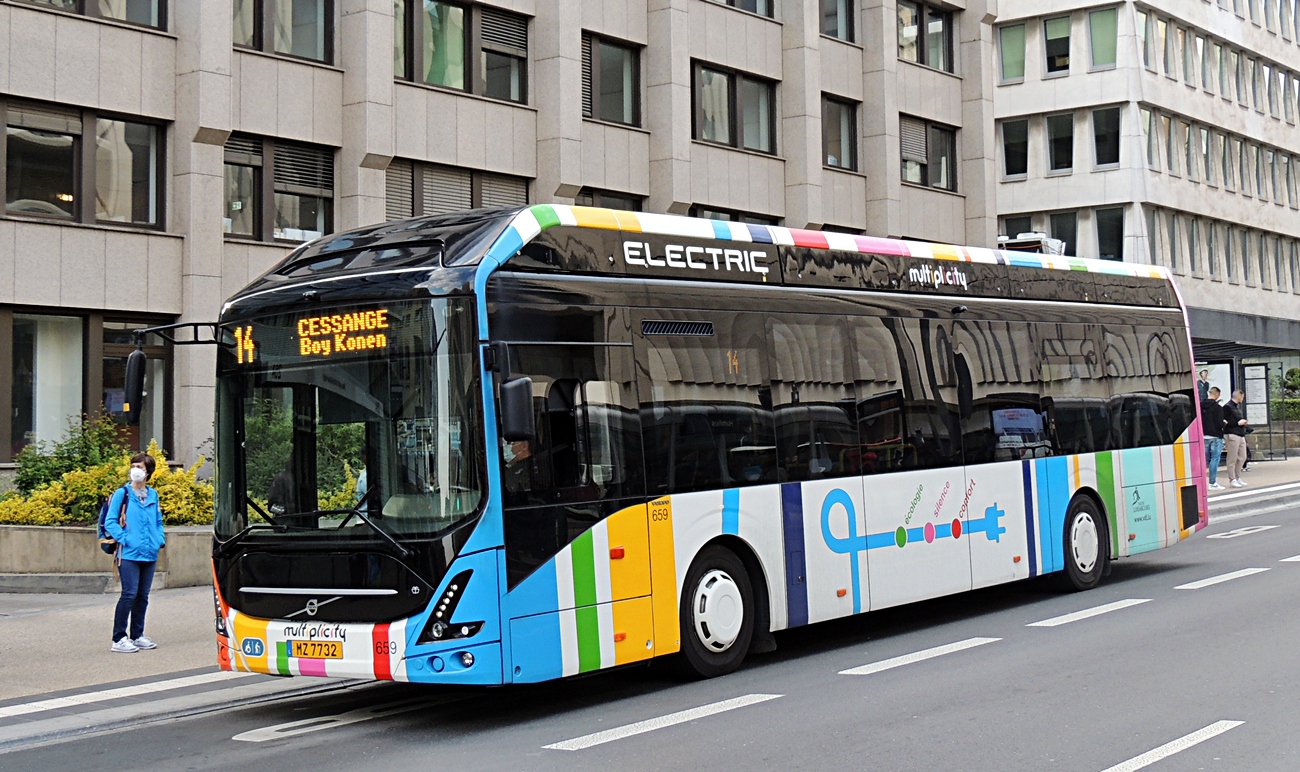 Люксембург, Volvo 7900E № 659