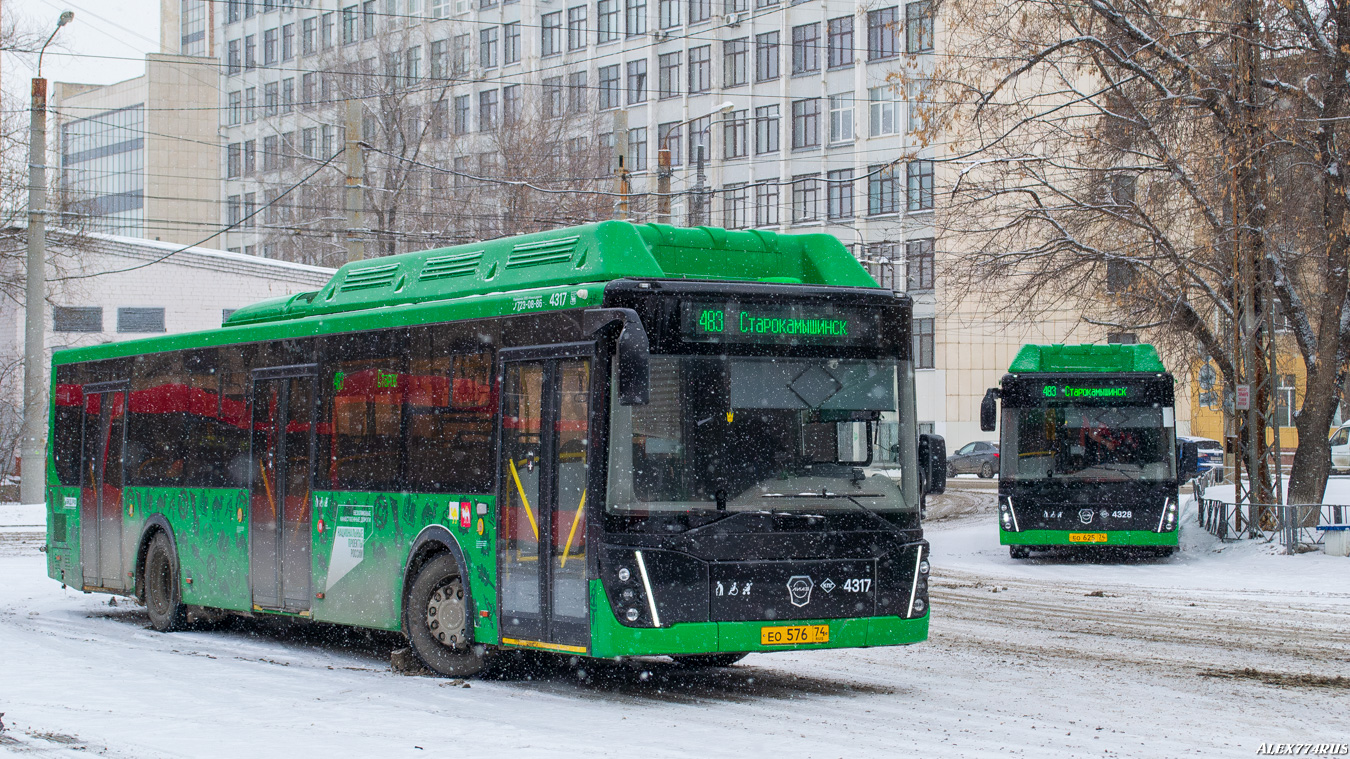 Челябинская область, ЛиАЗ-5292.67 (CNG) № 4317