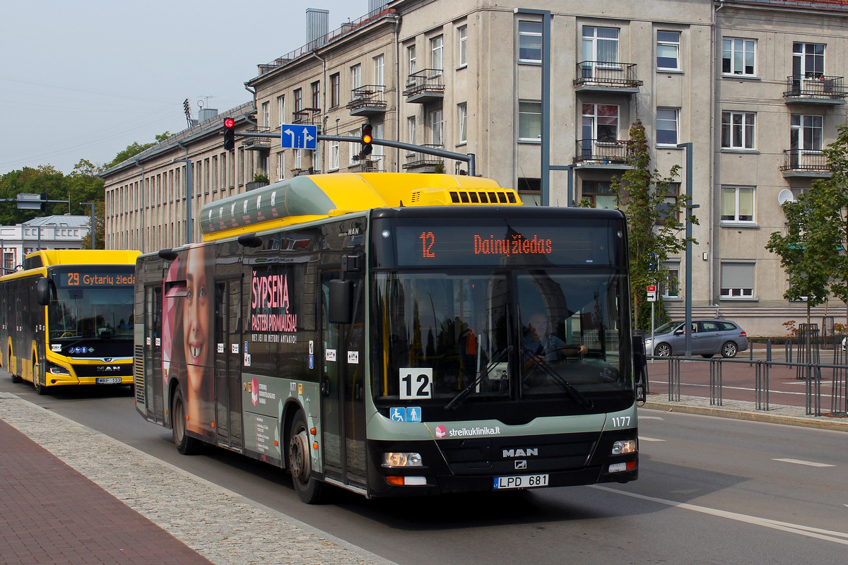 Литва, MAN A21 Lion's City NL243 CNG № 1177