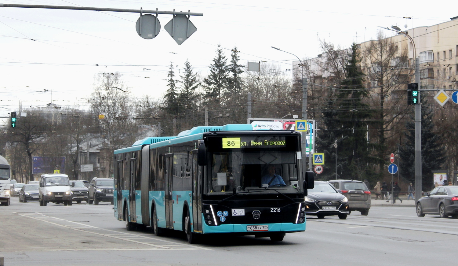 Санкт-Петербург, ЛиАЗ-6213.65 № 2216