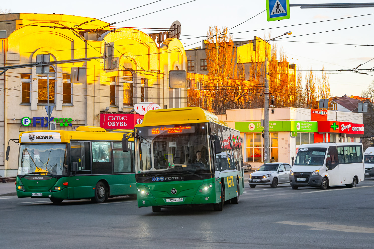Пензенская область, Foton BJ6105C6MCD-1 № Т 728 АМ 58