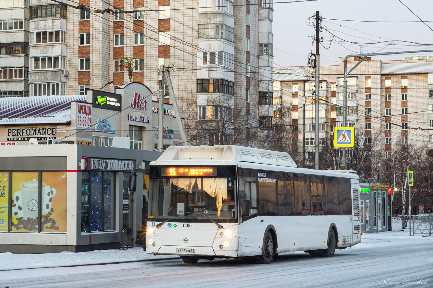 Омская область, ЛиАЗ-5292.67 (CNG) № 1400