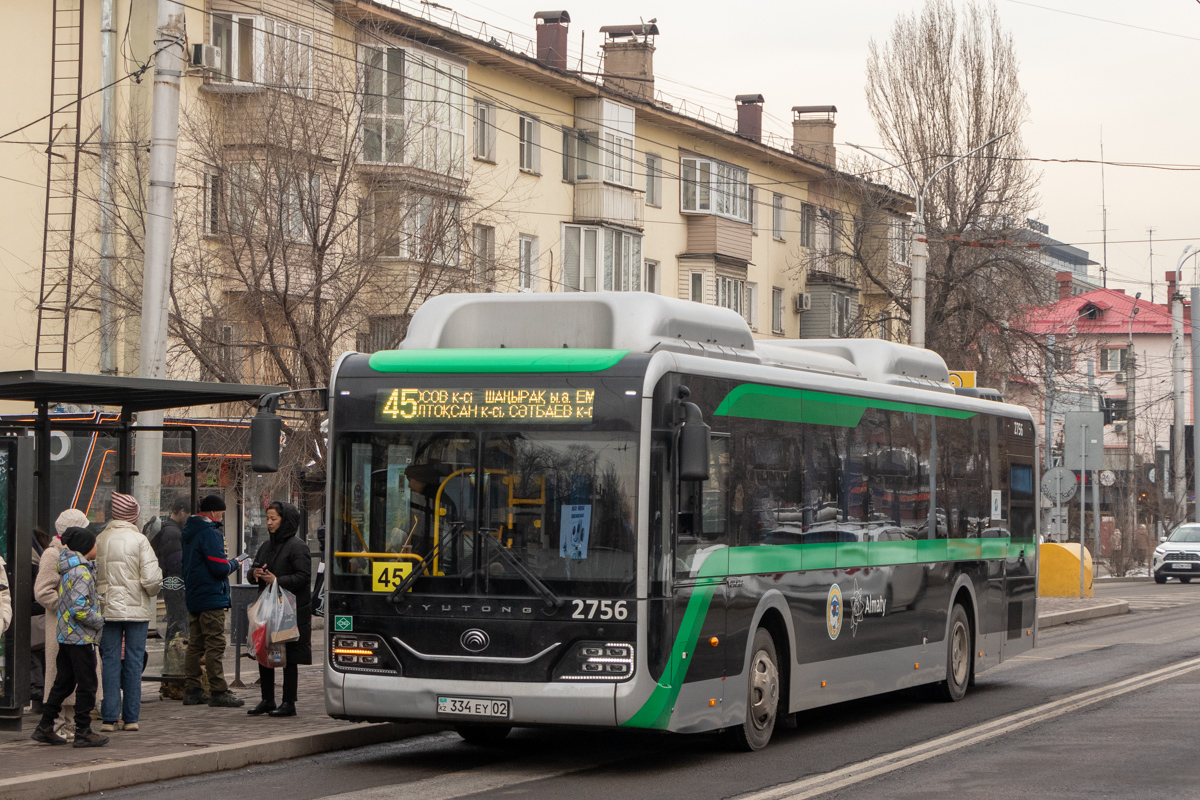 Алматы, Yutong ZK6126HG (QazTehna) № 2756