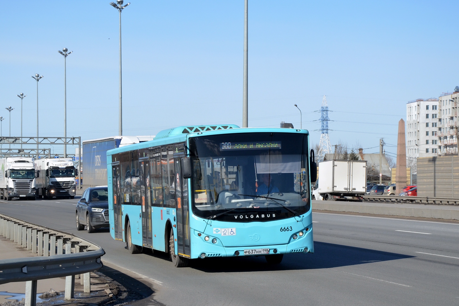 Санкт-Петербург, Volgabus-5270.G4 (LNG) № 6663