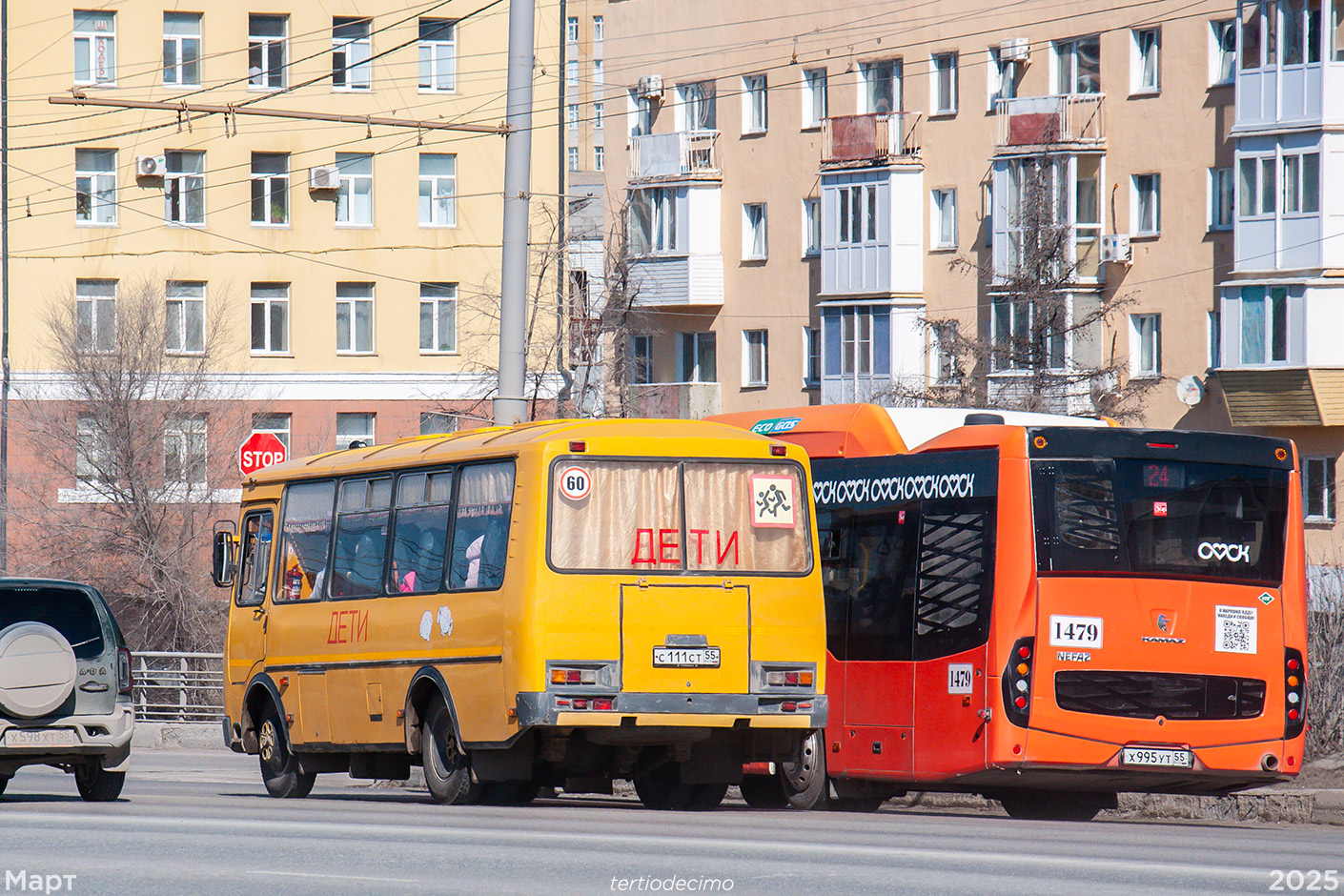 Омская область, ПАЗ-32053-70 № С 111 СТ 55