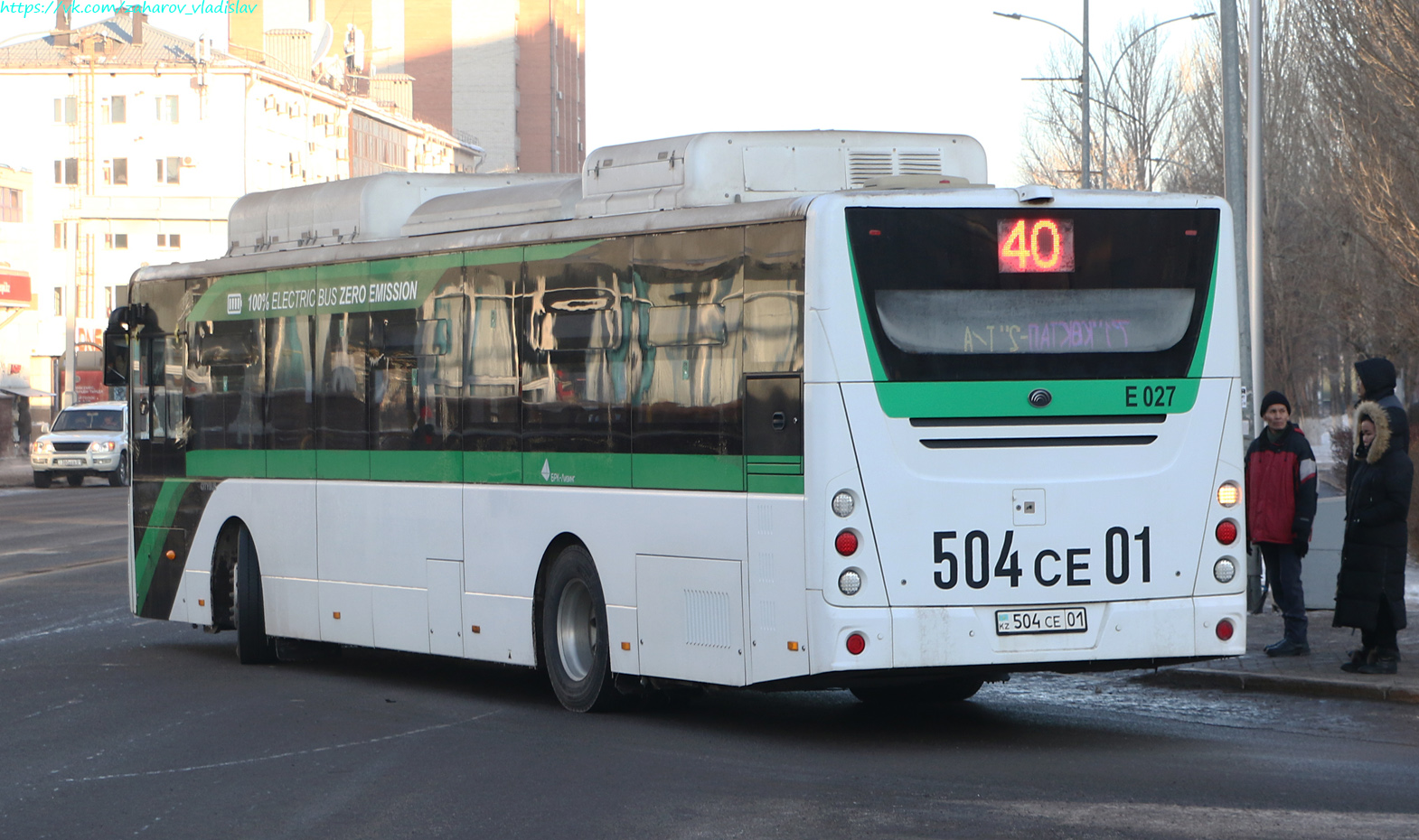 Астана, Yutong E12LF (ZK6128BEVG) (СарыаркаАвтоПром) № E027