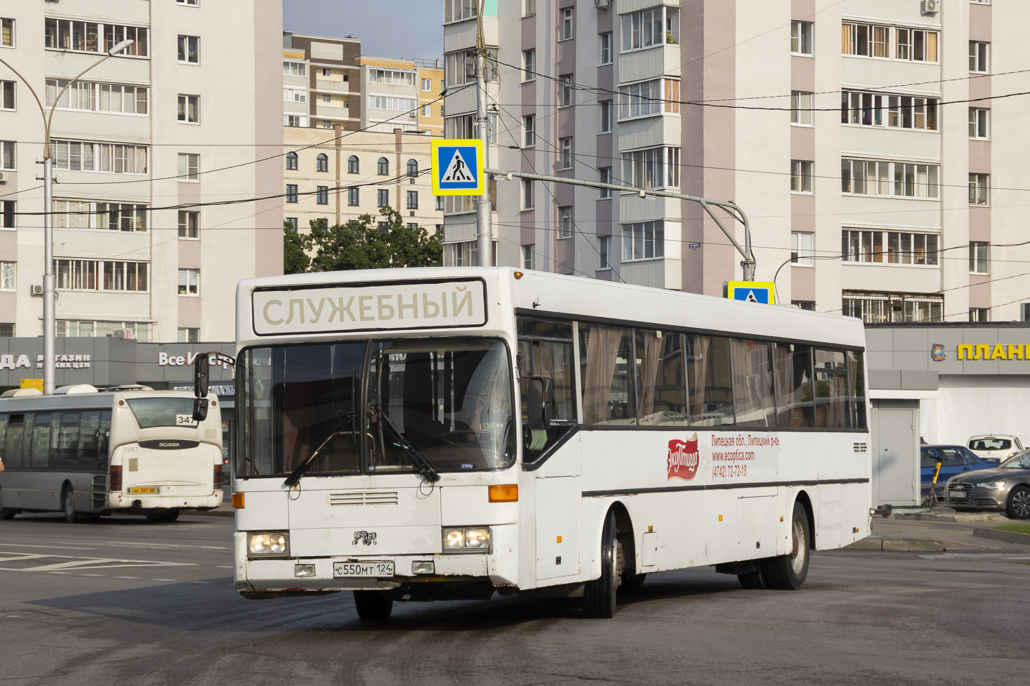 Липецкая область, Mercedes-Benz O405 № С 550 МТ 124