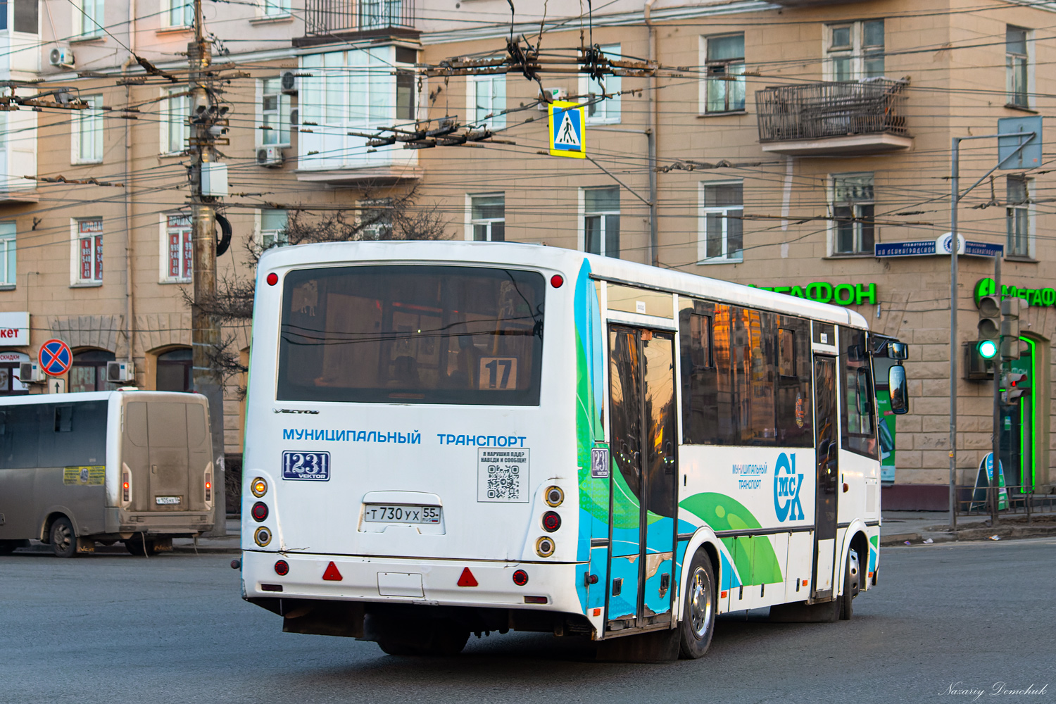 Омская область, ПАЗ-320414-04 "Вектор" (1-2) № 1231