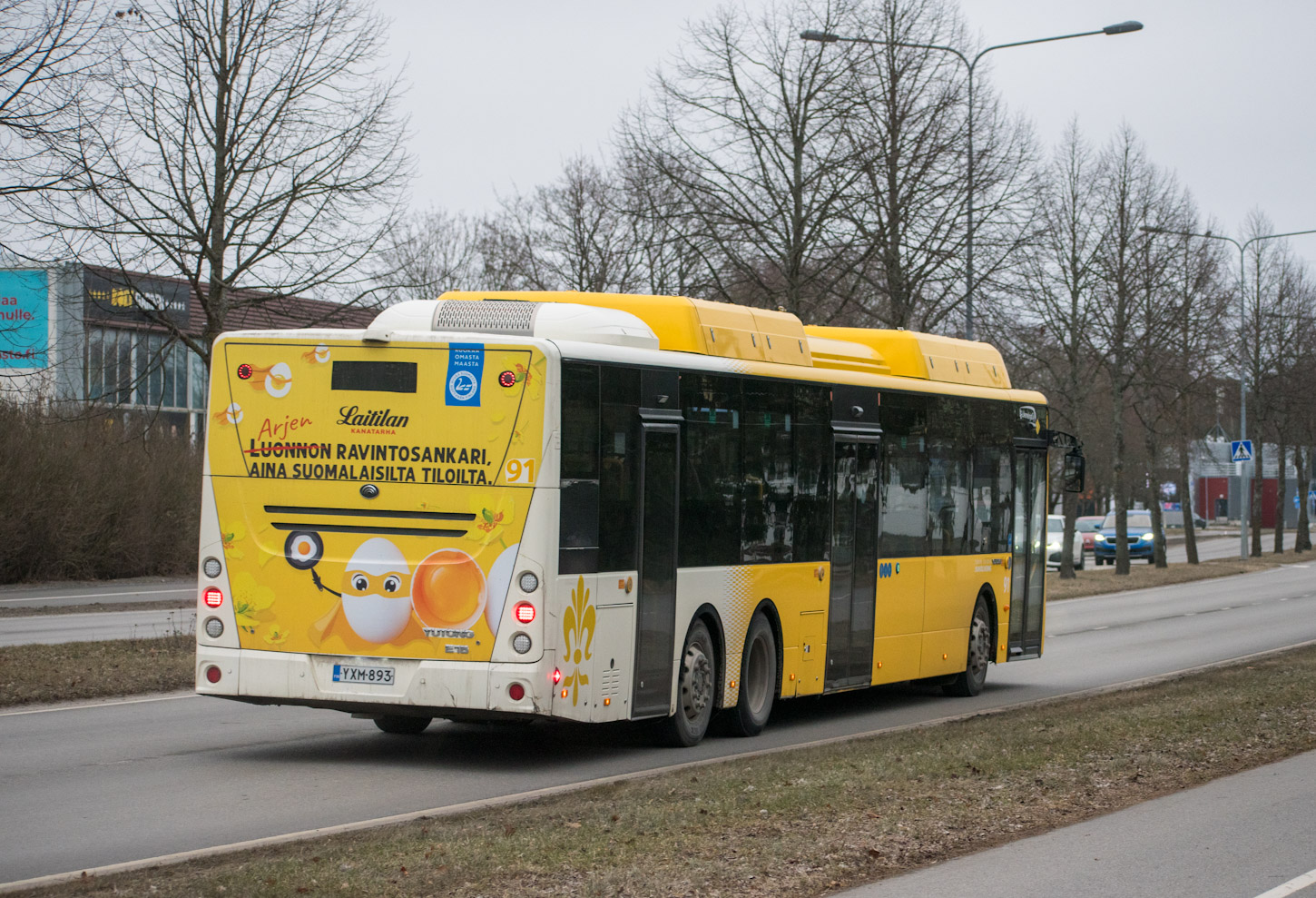 Финляндия, Yutong E15 № 91