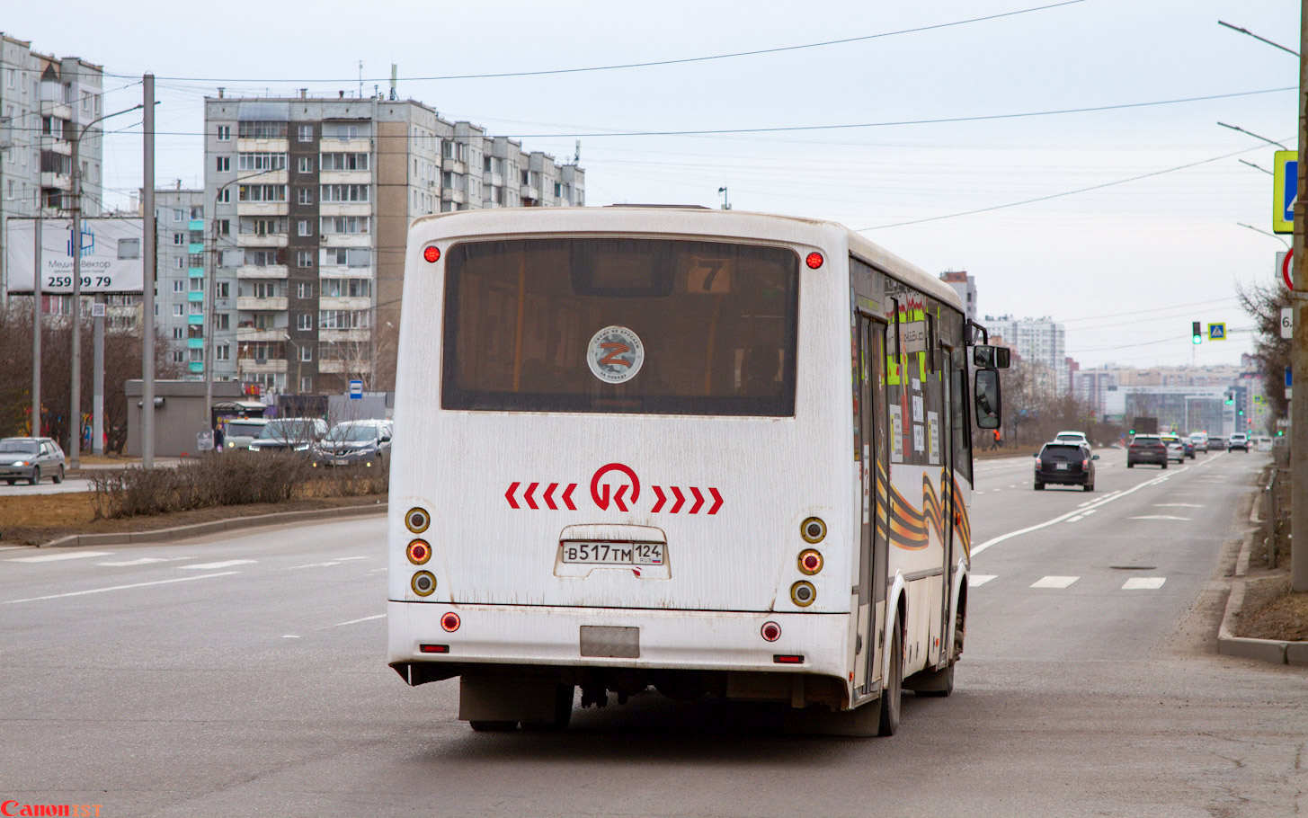 Красноярский край, ПАЗ-320414-04 "Вектор" (1-2) № В 517 ТМ 124