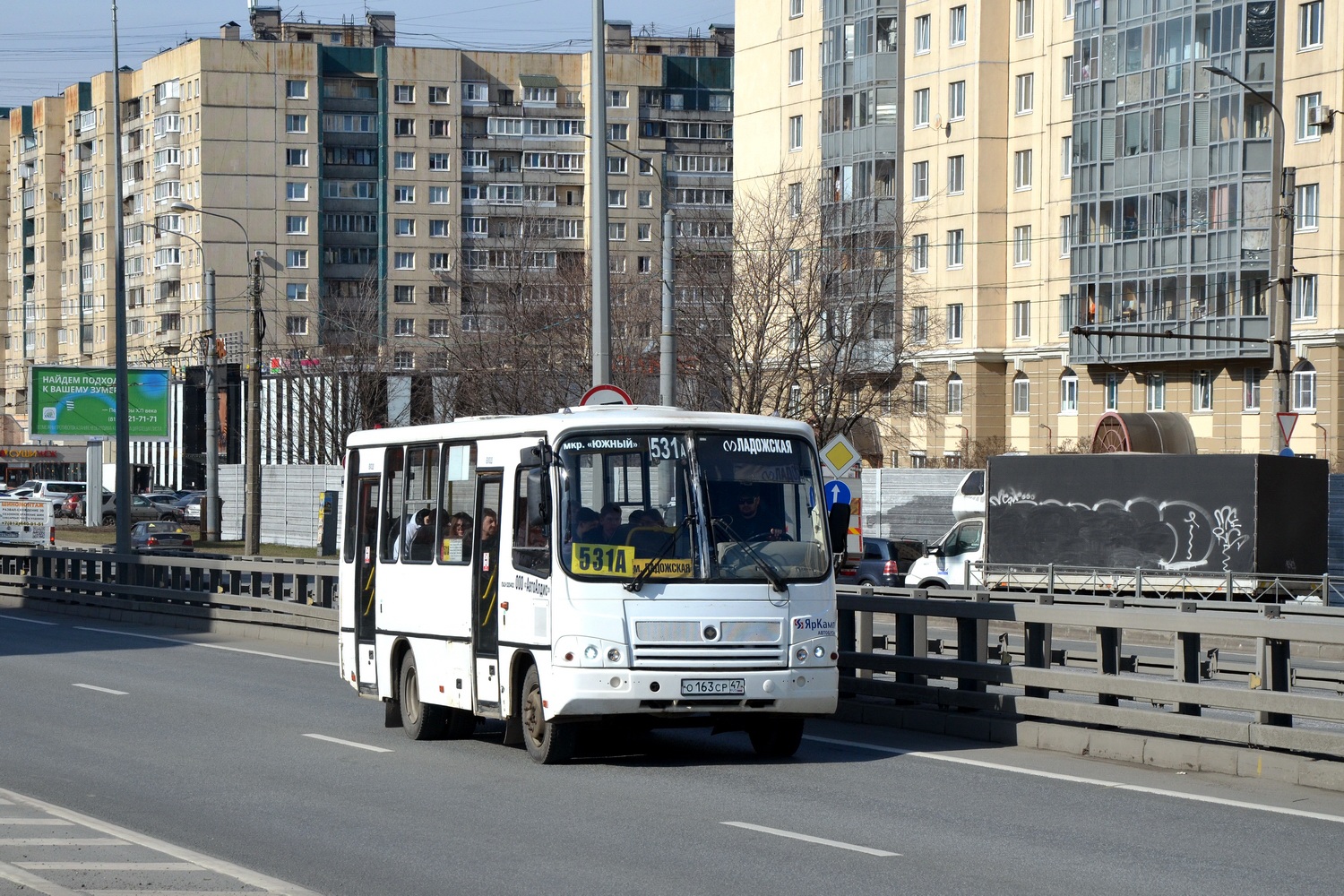Ленинградская область, ПАЗ-320402-05 № О 163 СР 47