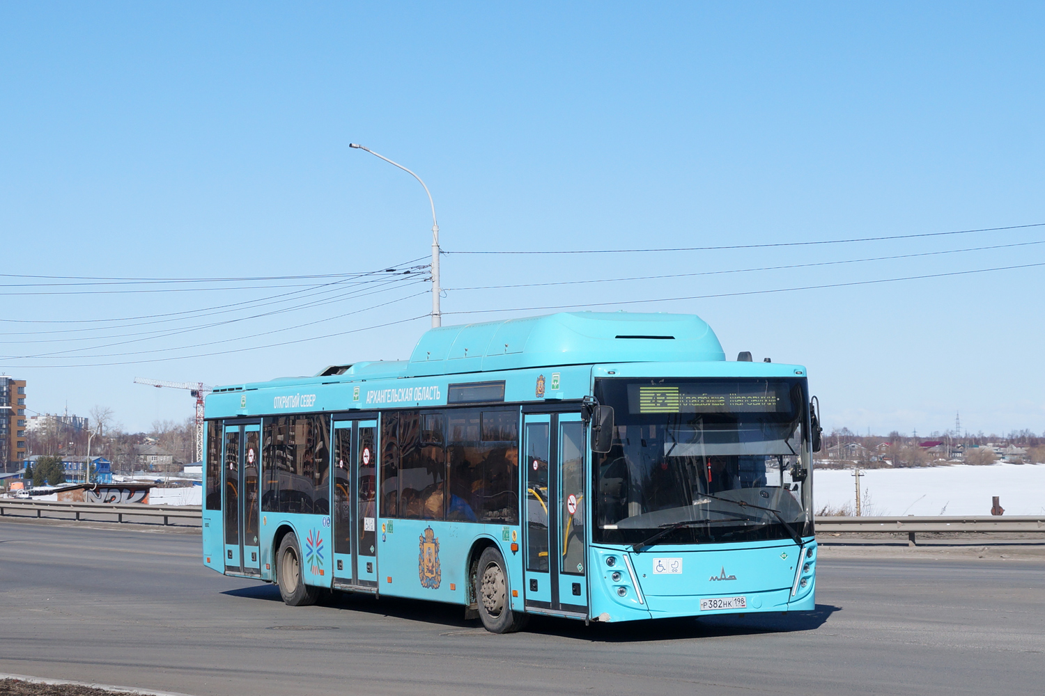 Архангельская область, МАЗ-203.948 № Р 382 НК 198