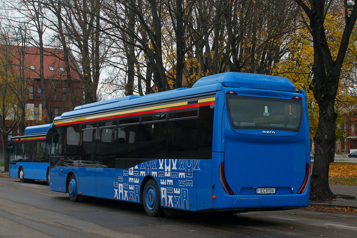 Литва, IVECO Crossway LE CITY 12M ELEC № 134