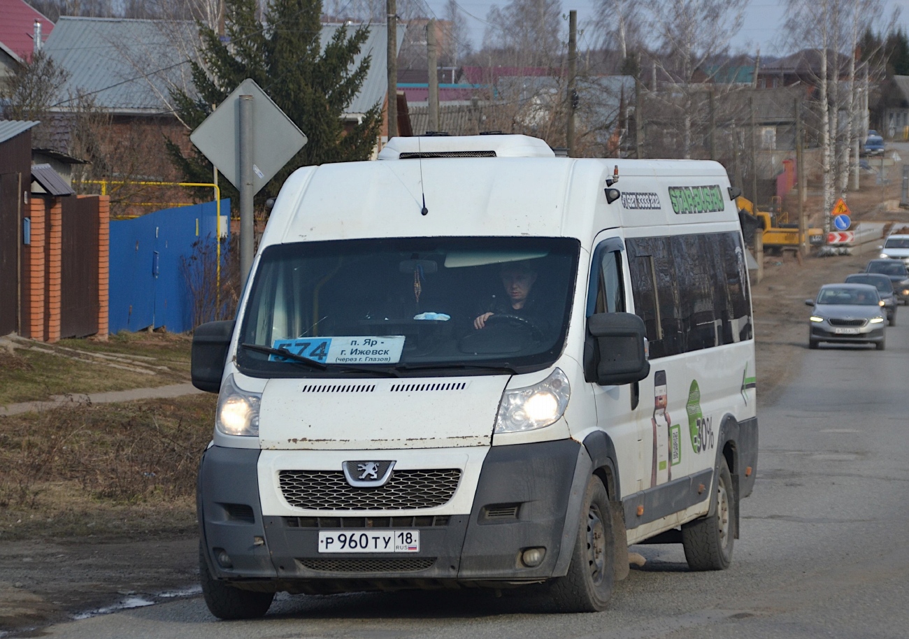 Удмуртия, Нижегородец-2227SK (Peugeot Boxer) № Р 960 ТУ 18