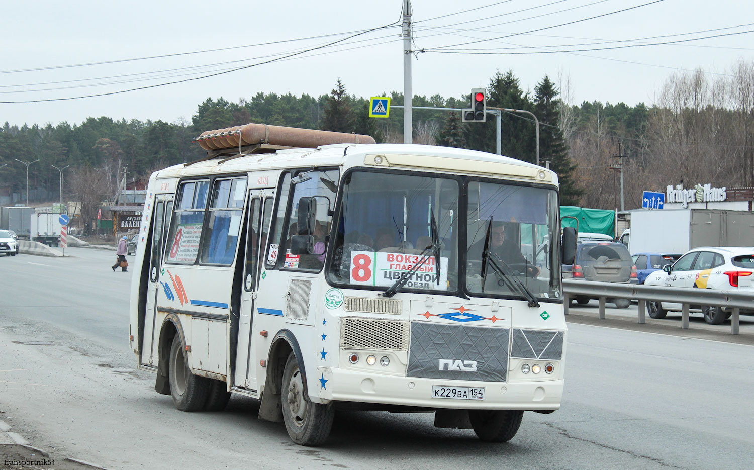 Новосибирская область, ПАЗ-32054 № К 229 ВА 154
