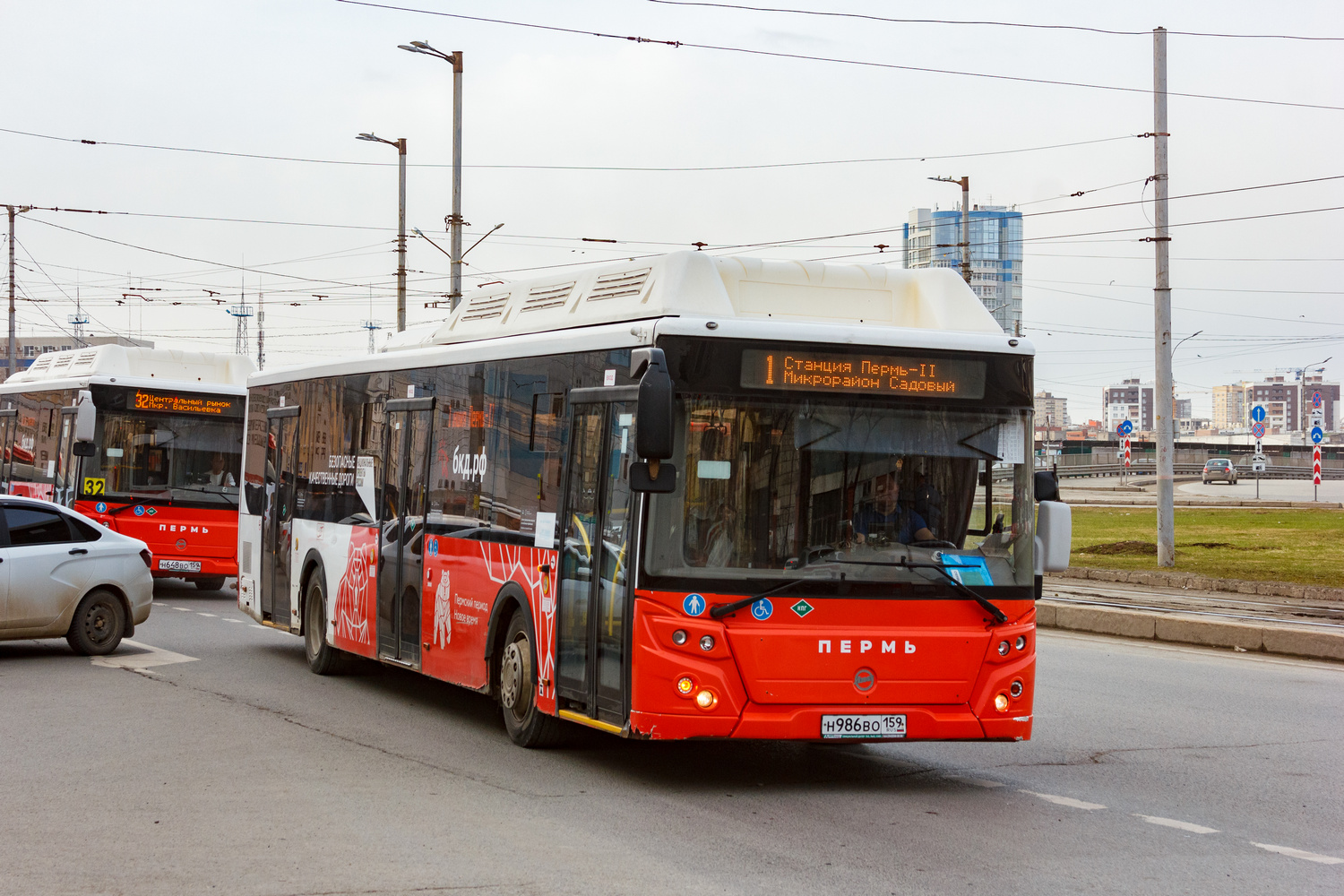 Пермский край, ЛиАЗ-5292.67 (CNG) № Н 986 ВО 159