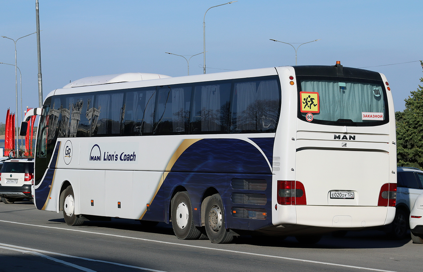 Волгоградская область, MAN R08 Lion's Coach L RHC444 L № Е 020 ОУ 134
