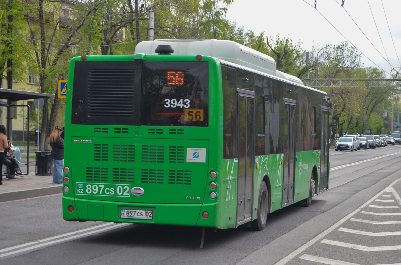 Алматы, Golden Dragon XML6125CN (Hyundai Trans Auto) № 3943