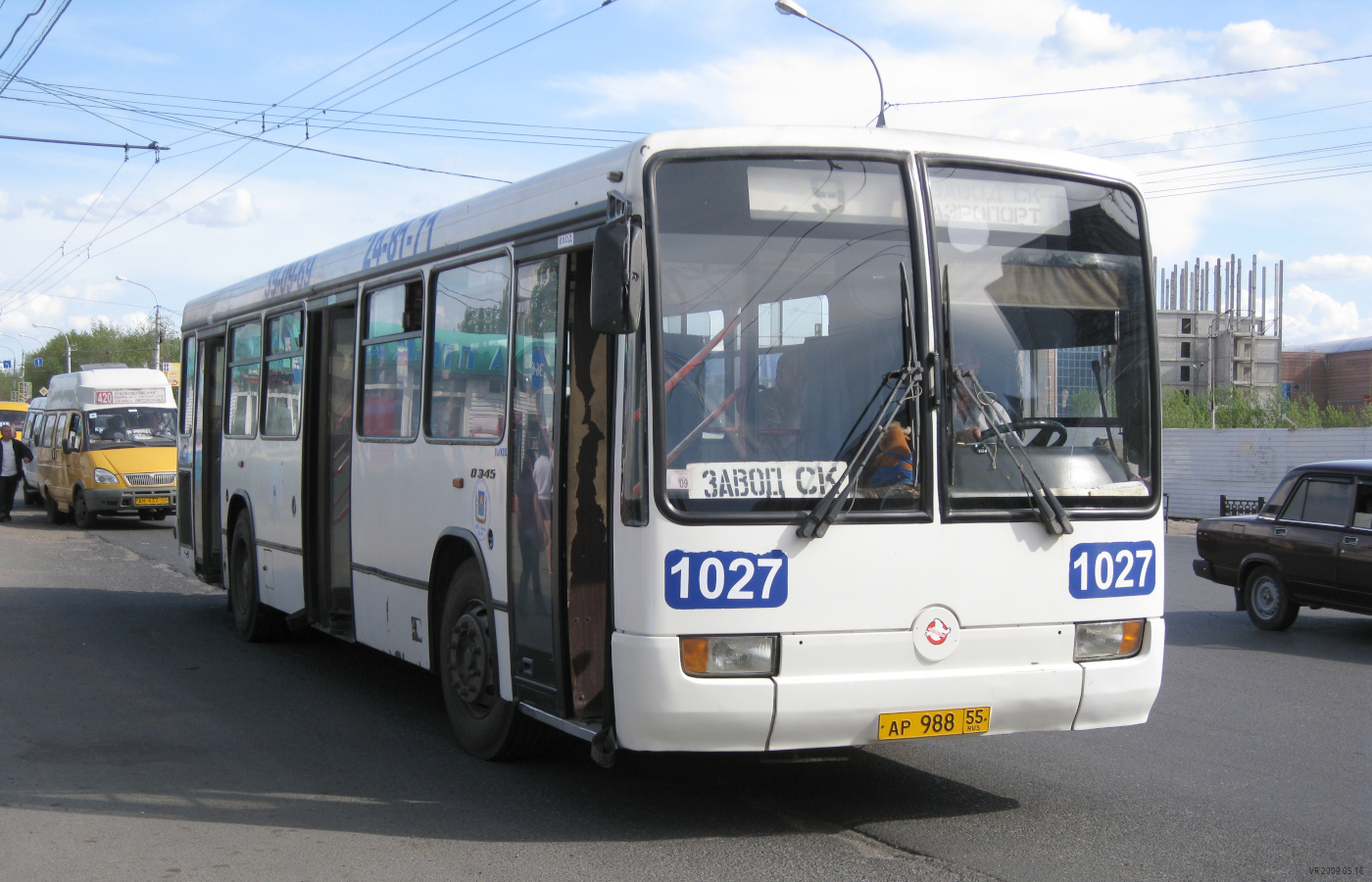 Омская область, Mercedes-Benz O345 № 1027