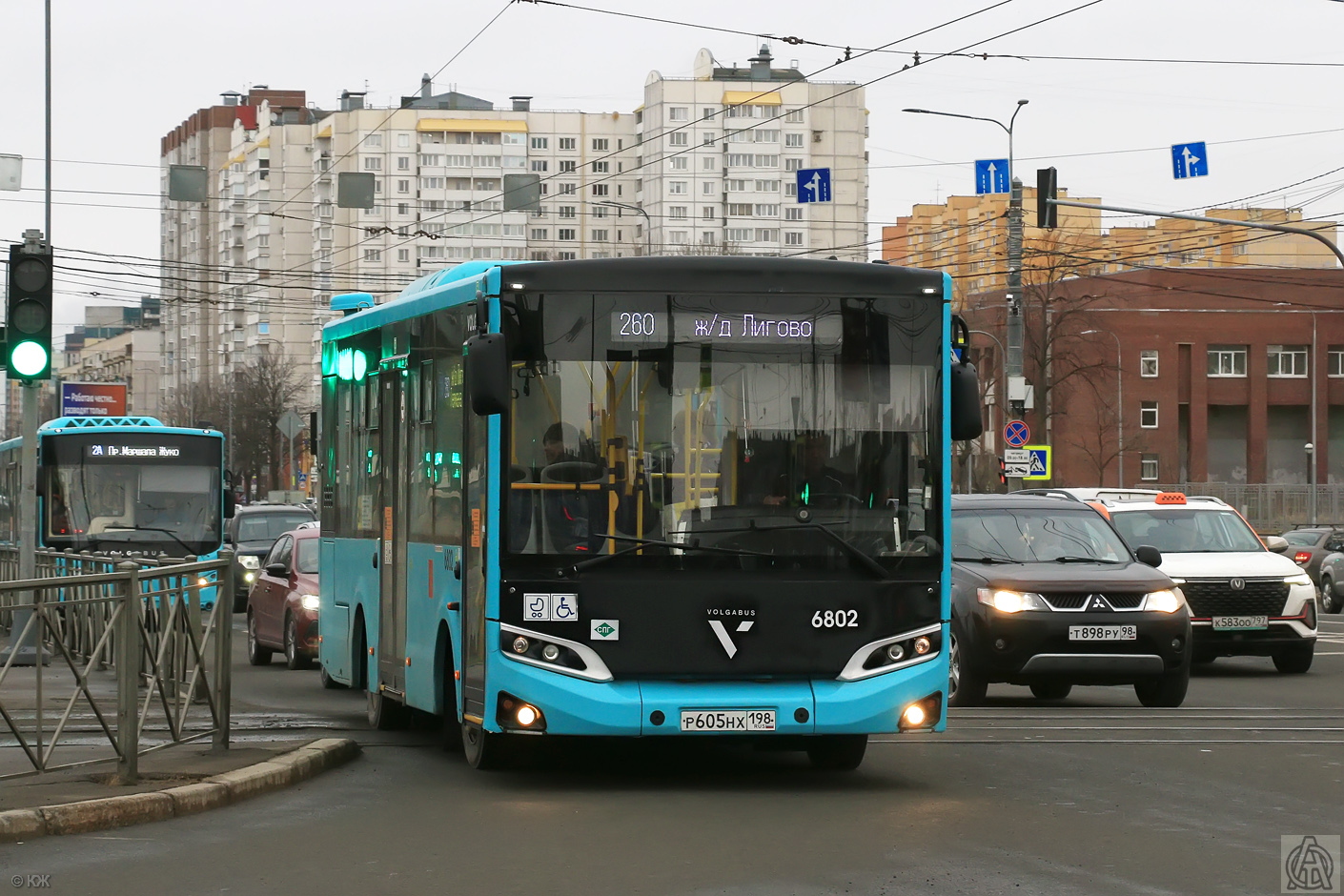 Санкт-Петербург, Volgabus-4298.G4 (LNG) № 6802