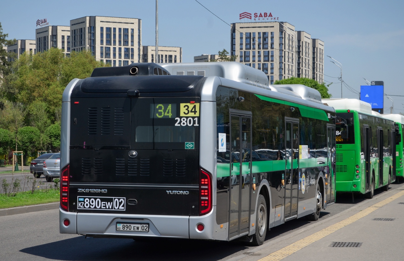 Алматы, Yutong ZK6126HG (QazTehna) № 2801
