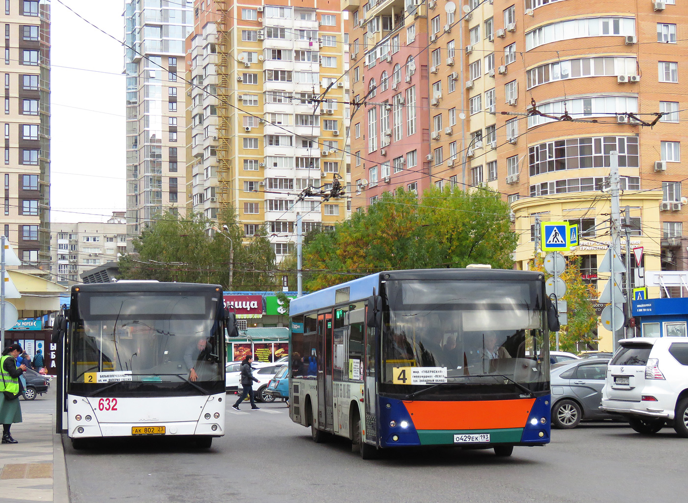 Краснодарский край, МАЗ-206.086 № 632; Краснодарский край, МАЗ-206.068 № О 429 ЕК 193