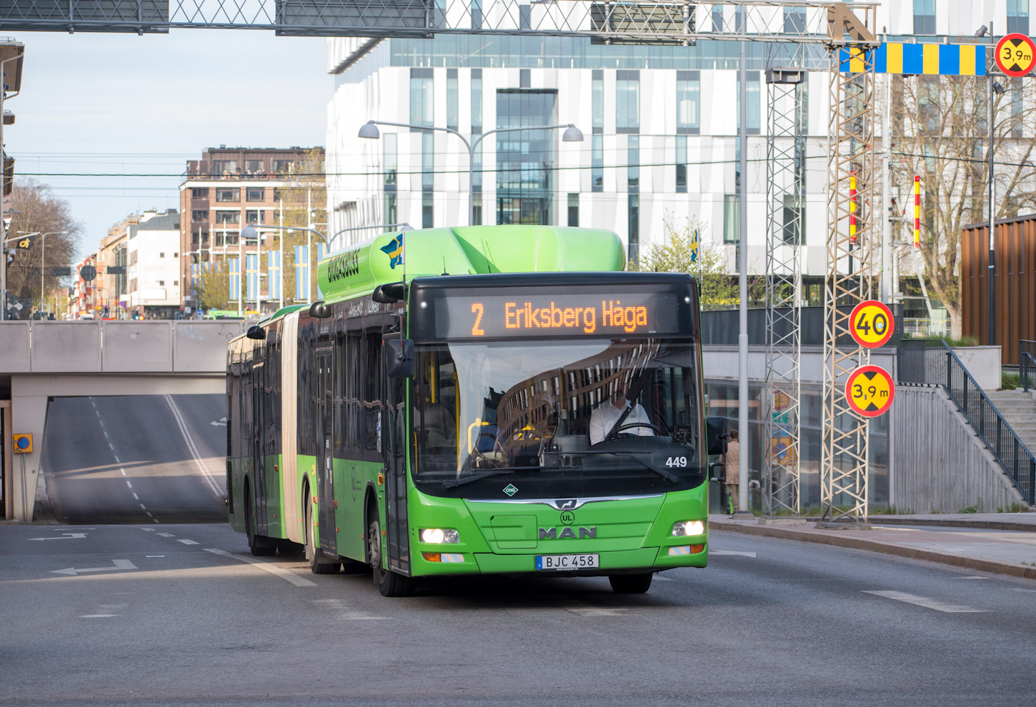 Швеция, MAN A23 Lion's City GL NG313 CNG № 449