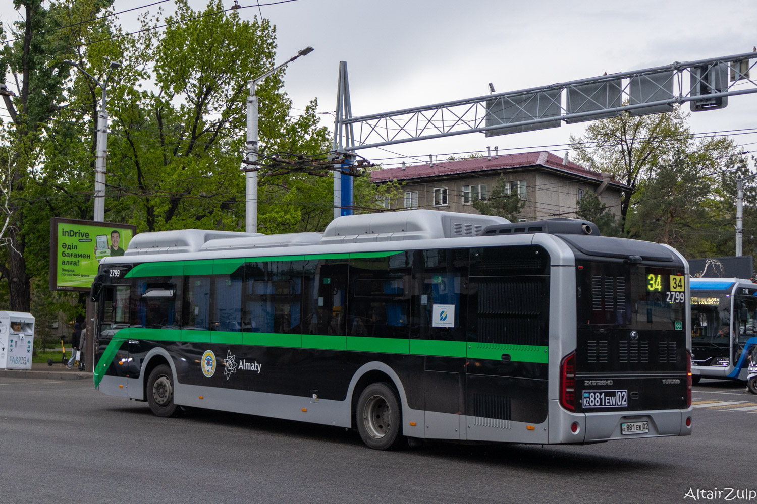 Алматы, Yutong ZK6126HG (QazTehna) № 2799