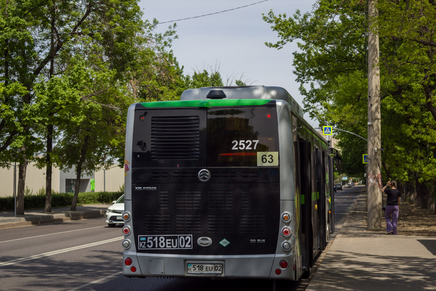 Алматы, Golden Dragon XML6125CN (Hyundai Trans Auto) № 2527