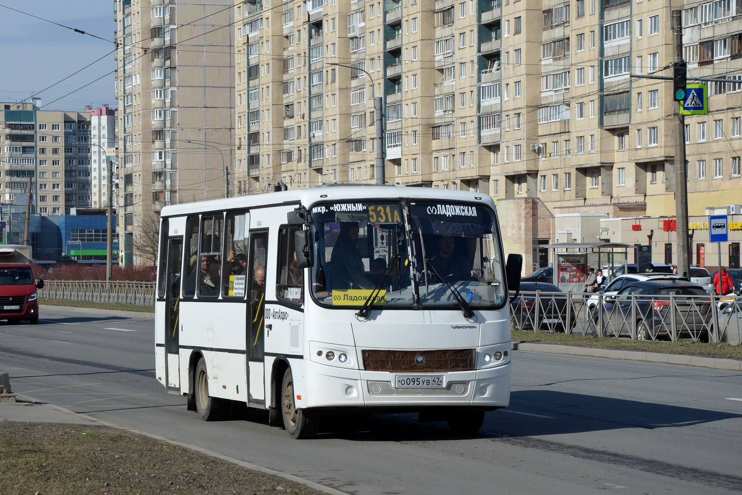 Ленинградская область, ПАЗ-320402-04 "Вектор" № О 095 УВ 47