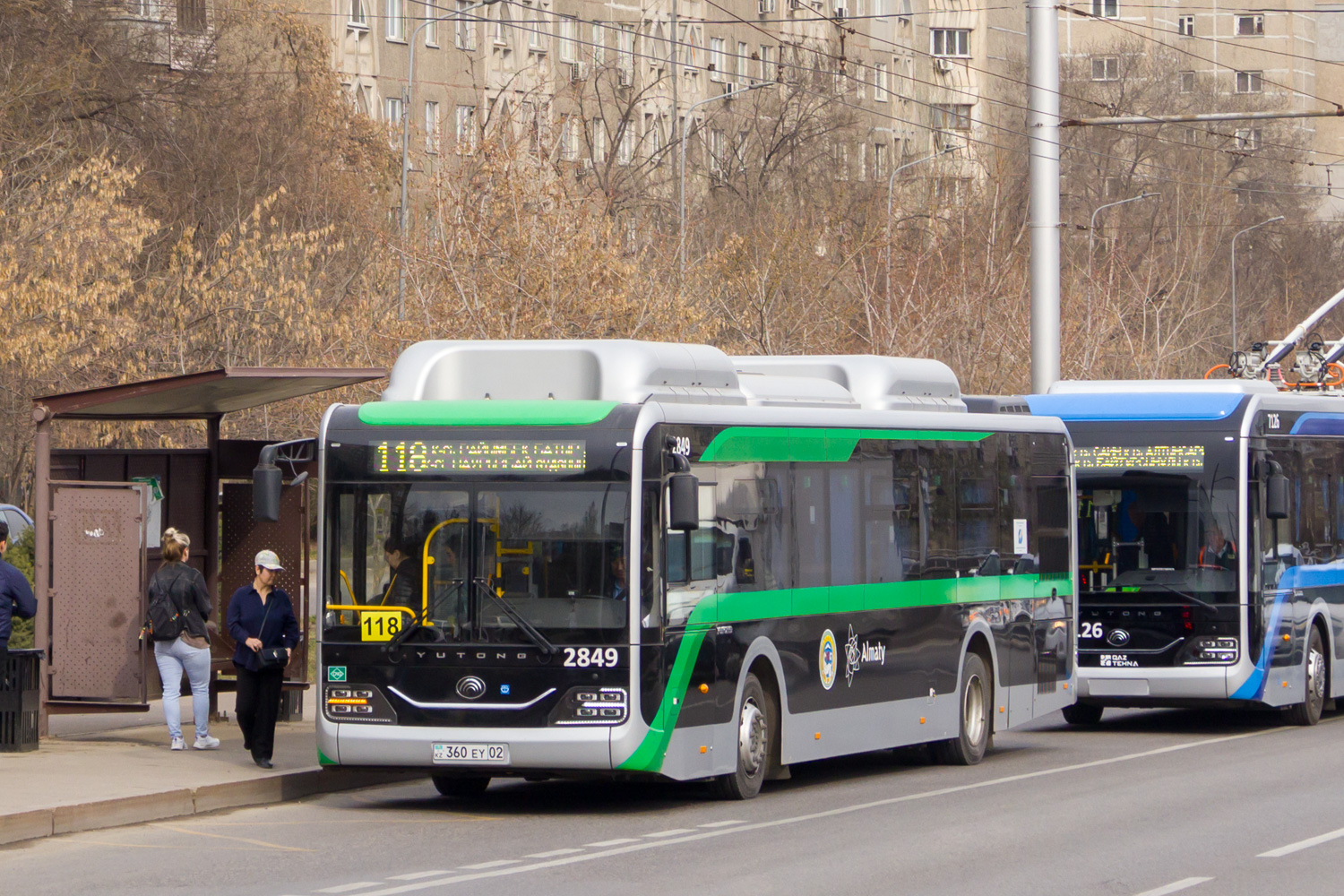Алматы, Yutong ZK6126HG (QazTehna) № 2849