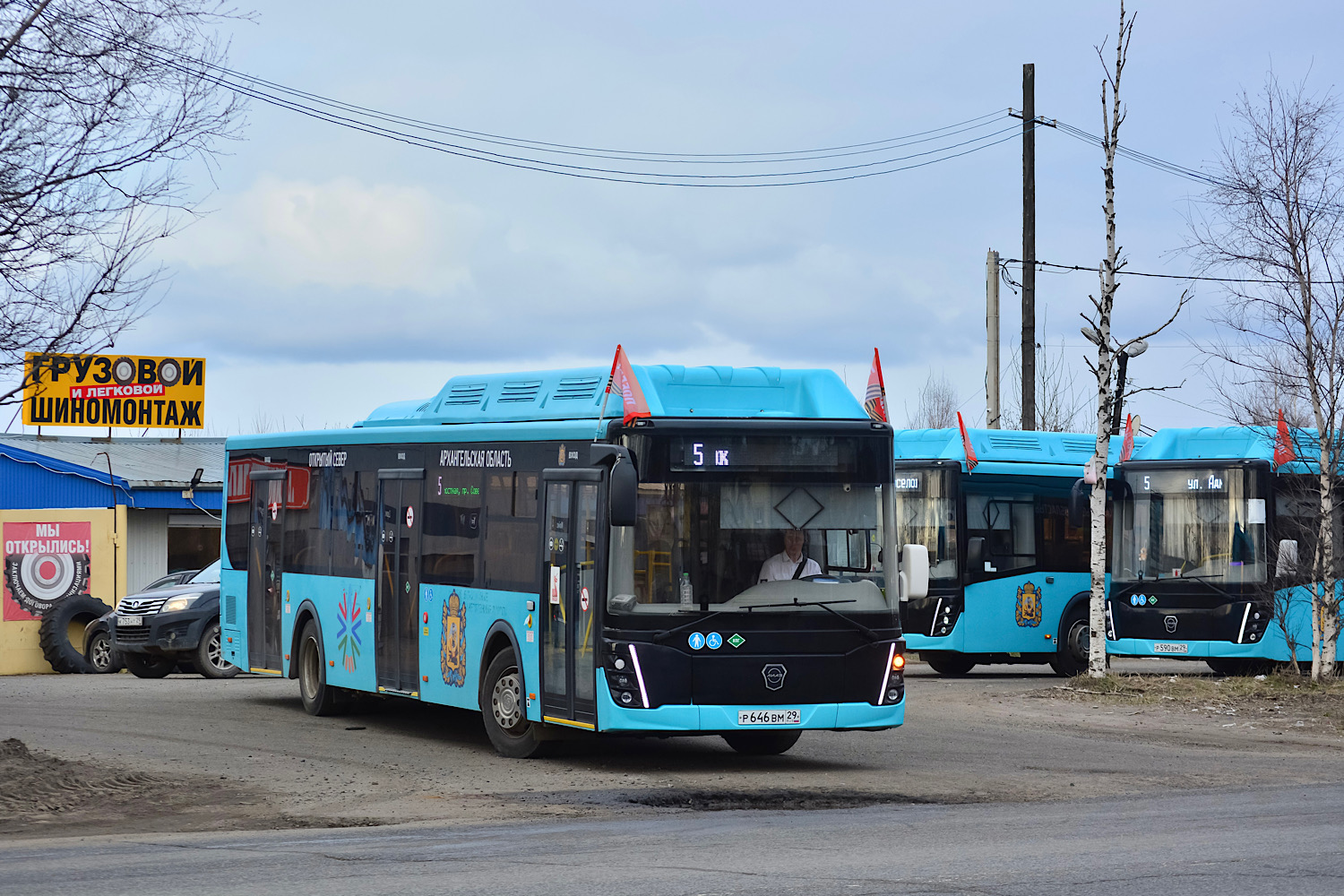 Архангельская область, ЛиАЗ-5292.67 (CNG) № Р 646 ВМ 29