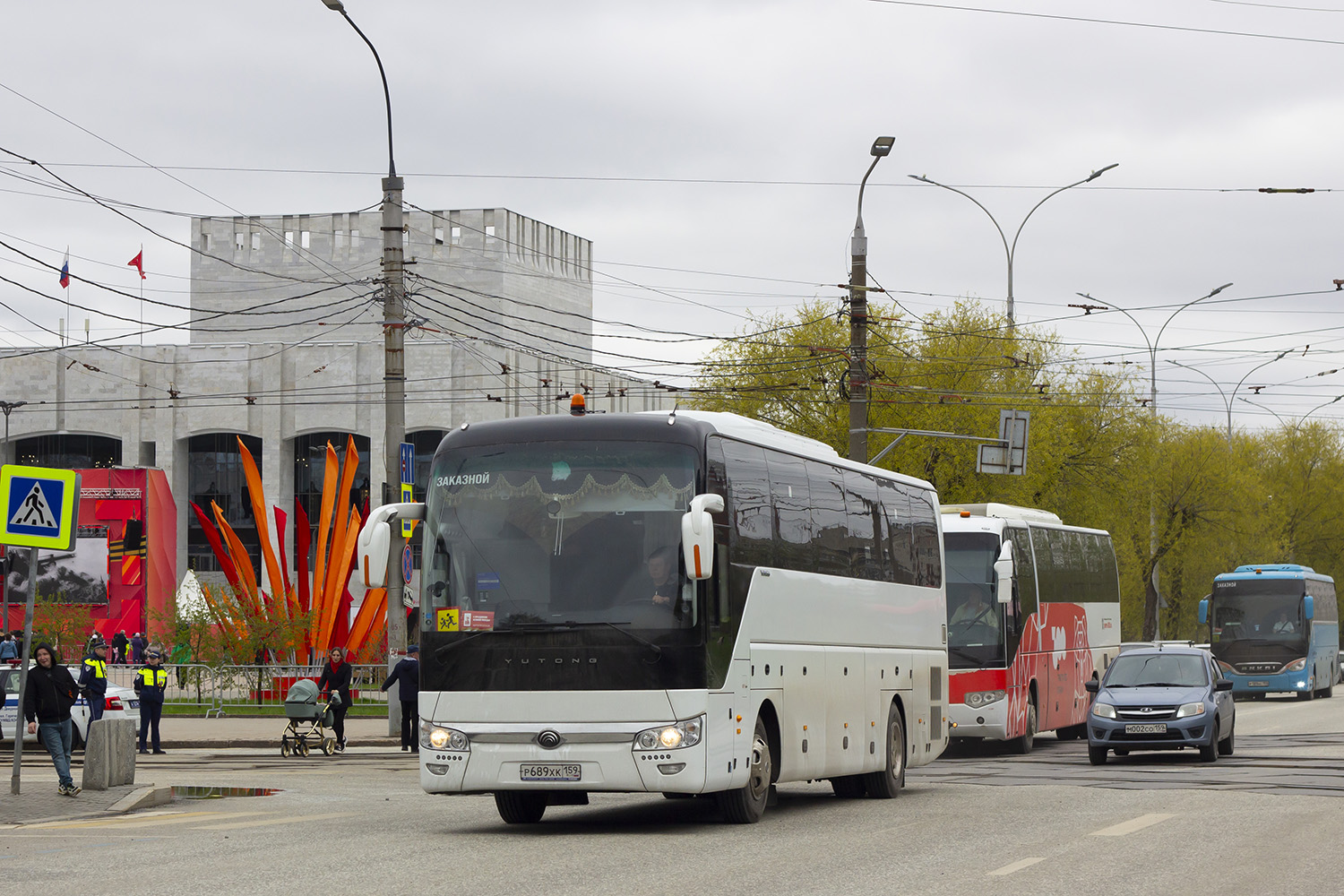 Пермский край, Yutong ZK6122H9 № Р 689 ХК 159; Пермский край, Higer KLQ6129Q № О 575 АМ 159
