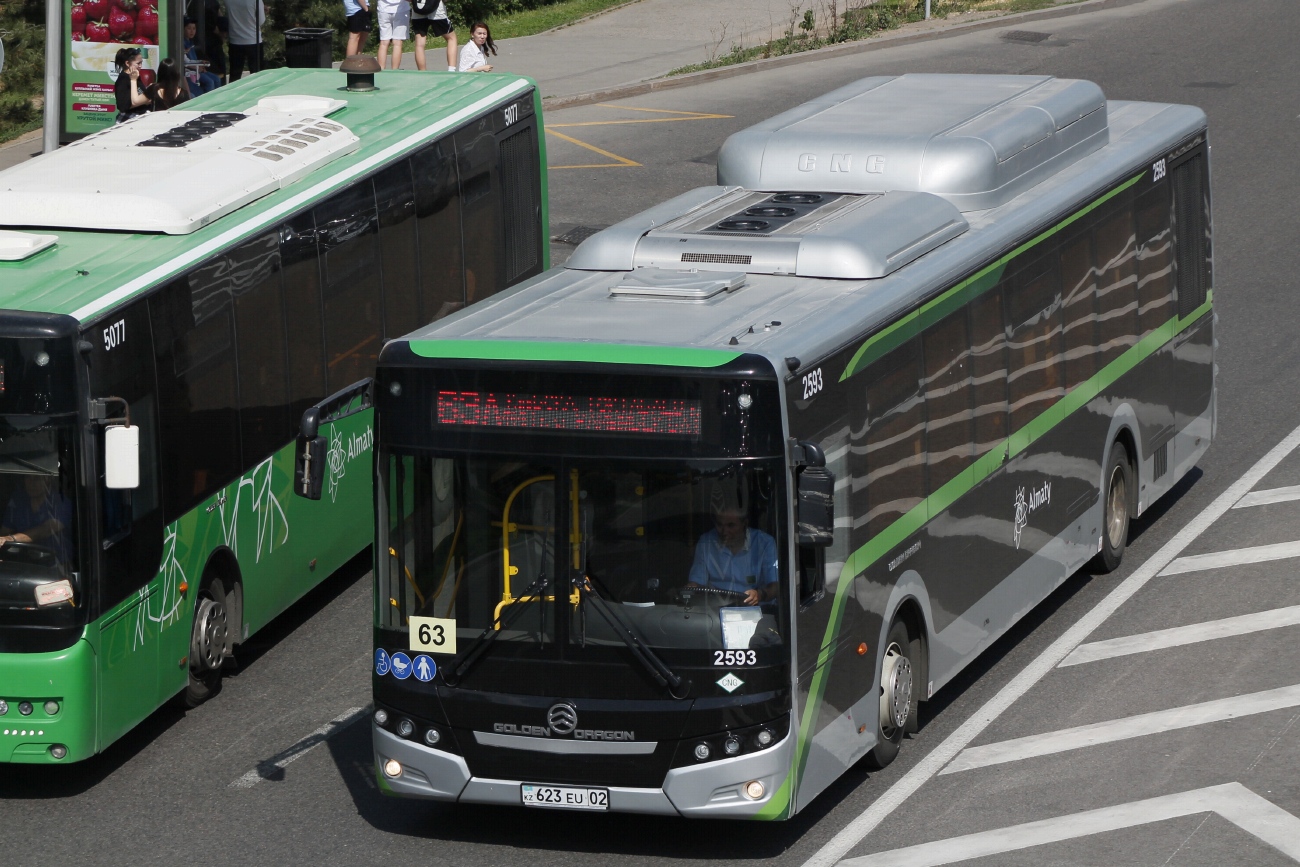 Алматы, Golden Dragon XML6125CN (Hyundai Trans Auto) № 2593