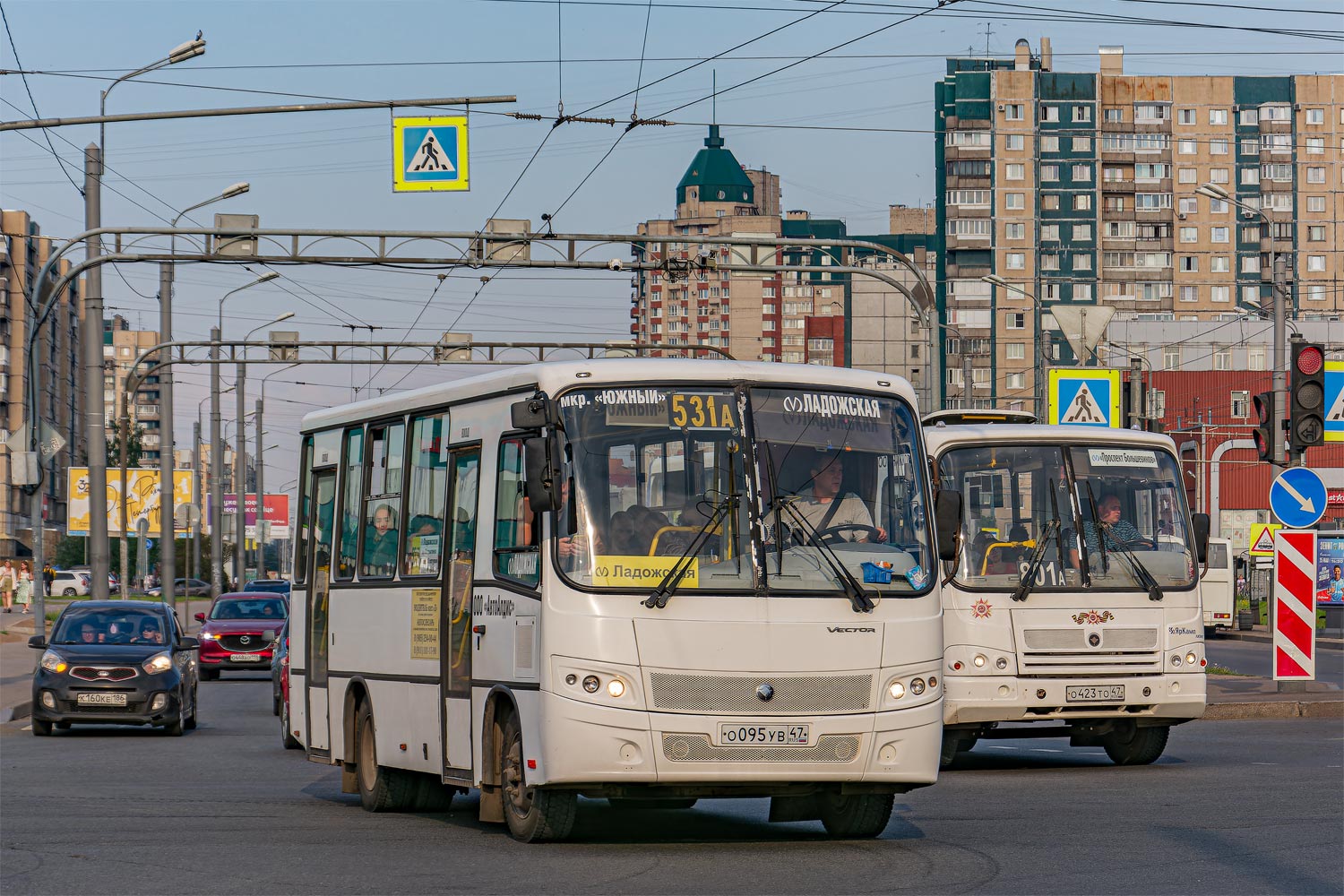 Ленинградская область, ПАЗ-320402-04 "Вектор" № О 095 УВ 47