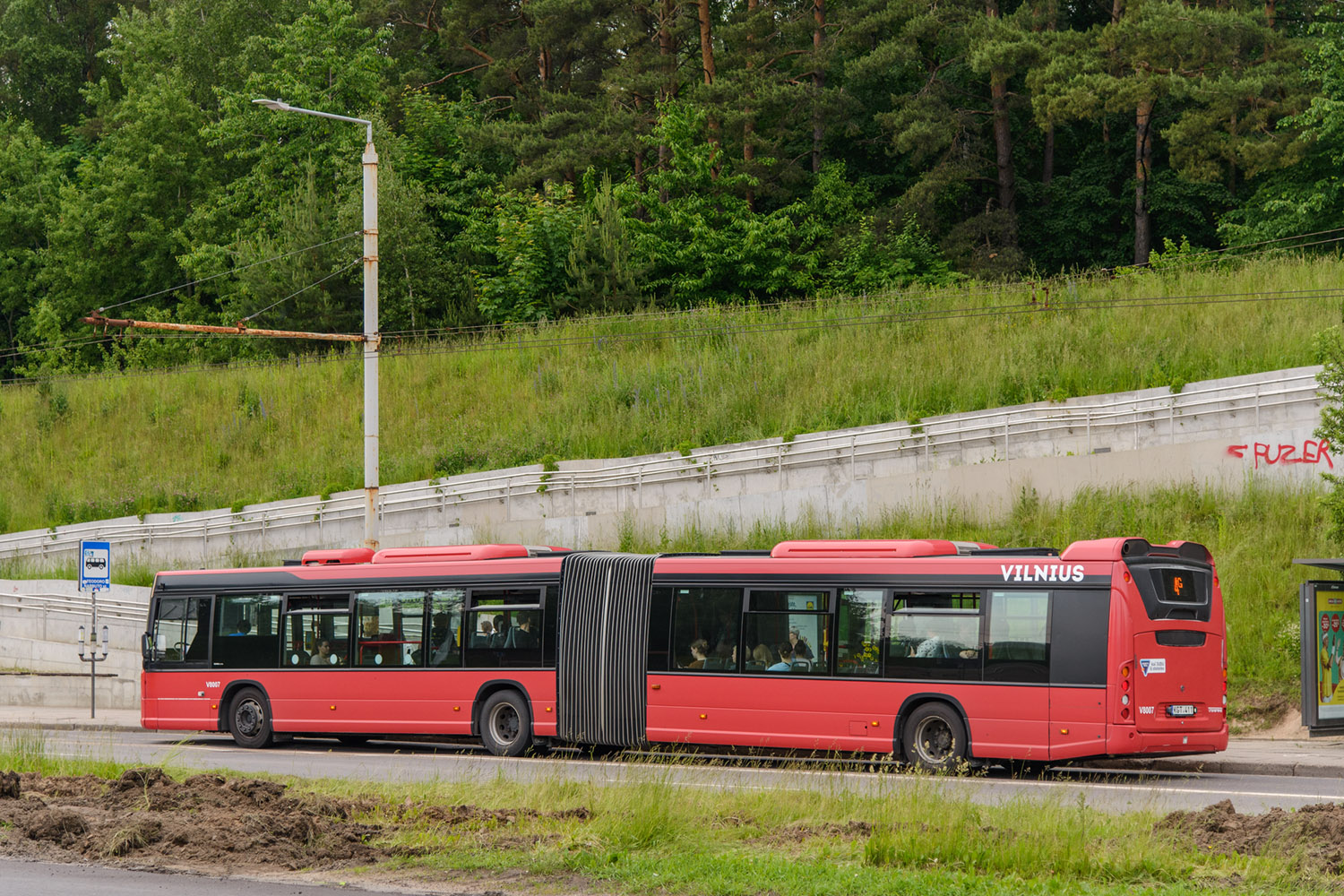 Литва, Scania Citywide LFA № V8007
