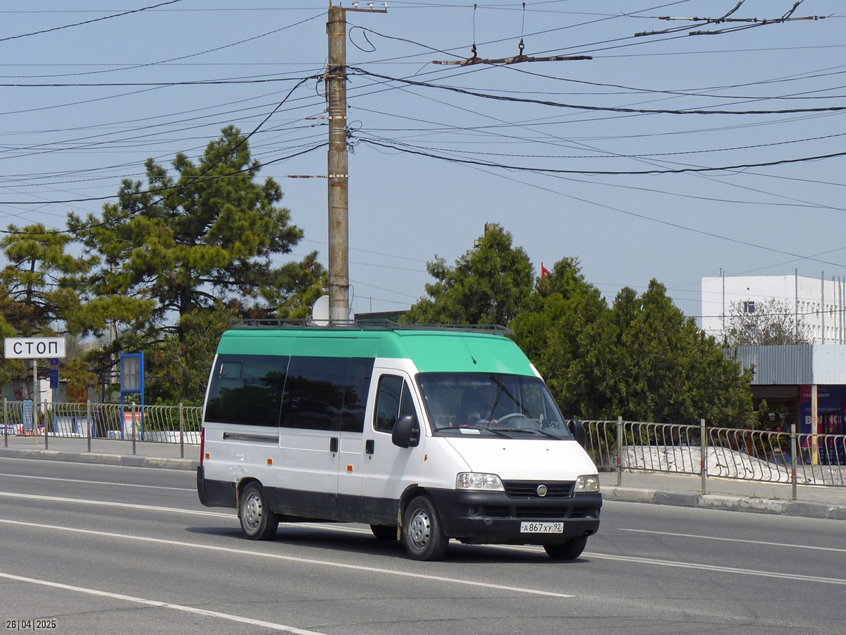 Севастополь, FIAT Ducato 244 CSMMC-RLL, -RTL № А 867 ХУ 92