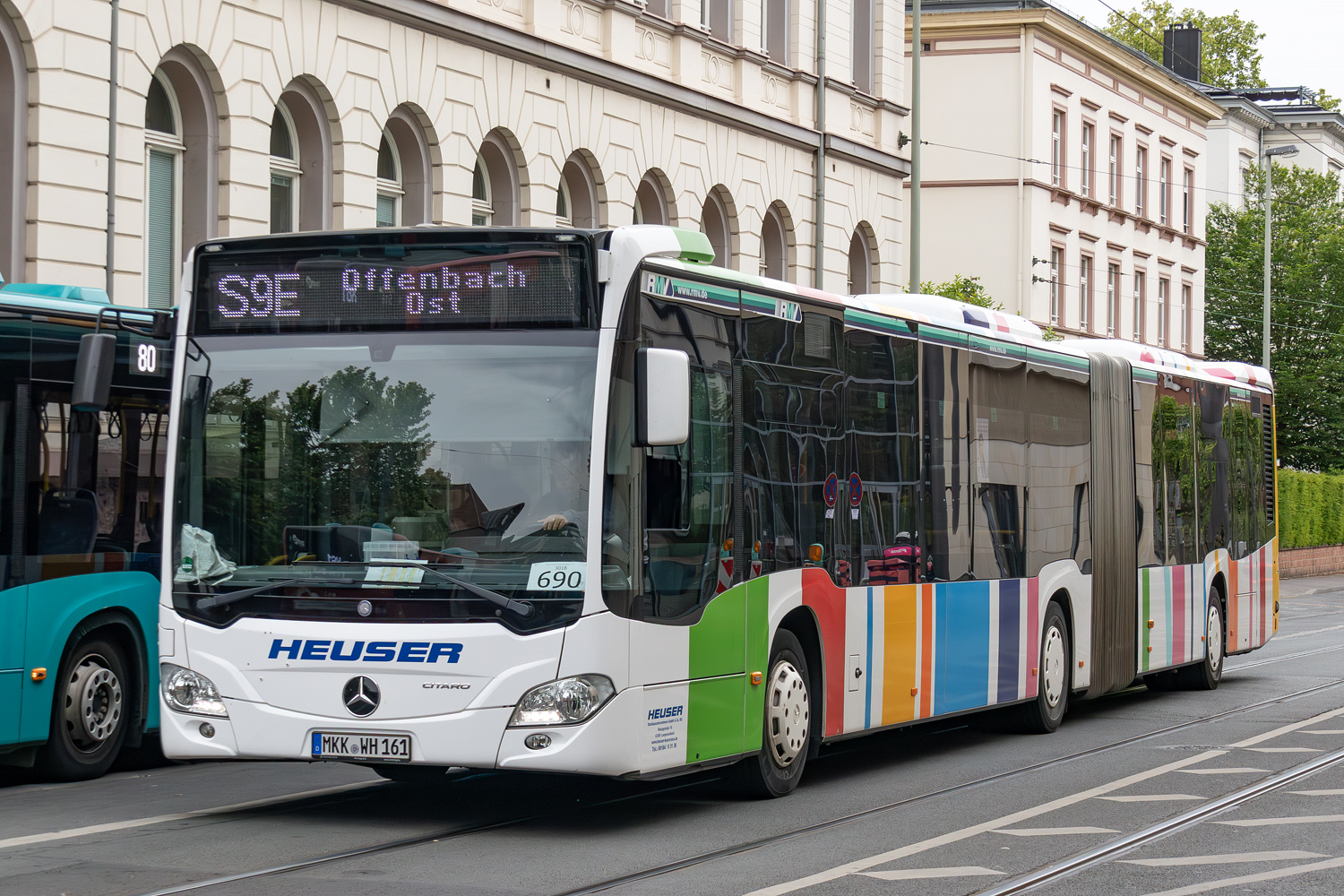 Гессен, Mercedes-Benz Citaro C2 G hybrid № MKK-WH 161; Гессен — SEV · Offenbacher City-Tunnel · 28.04.2025 — 19.10.2025