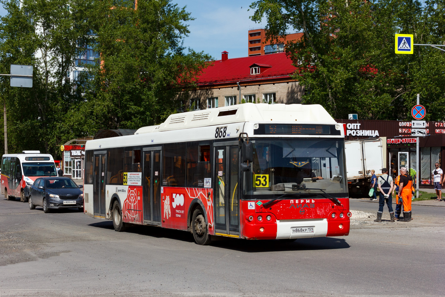 Пермский край, ЛиАЗ-5292.67 (CNG) № Н 868 КР 159