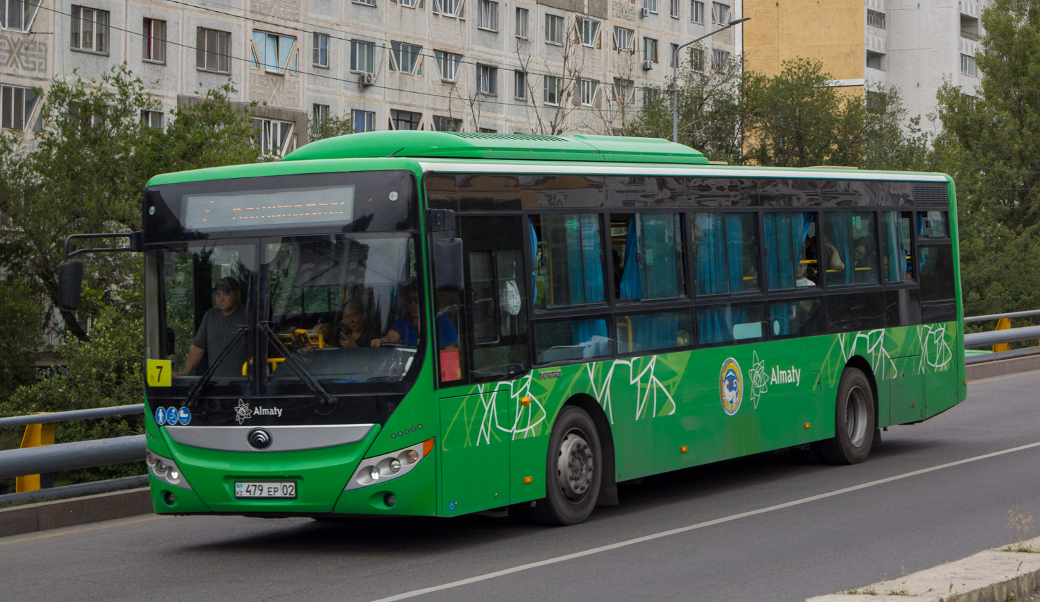 Алматы, Yutong ZK6118HGA (QazTehna) № 479 EP 02