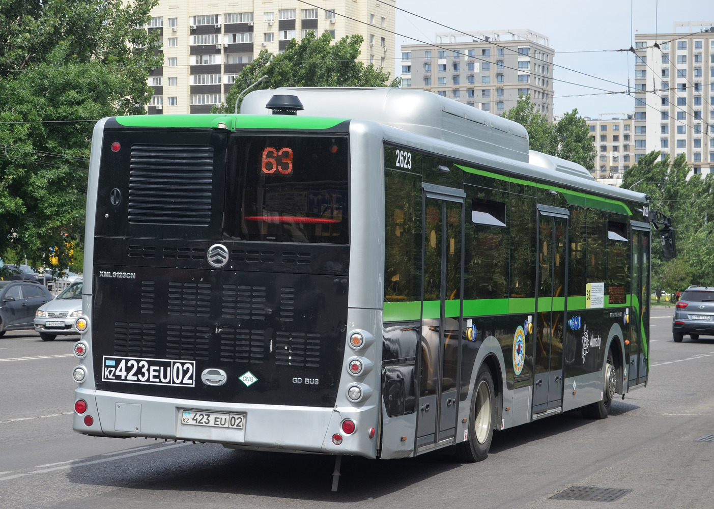 Алматы, Golden Dragon XML6125CN (Hyundai Trans Auto) № 2623