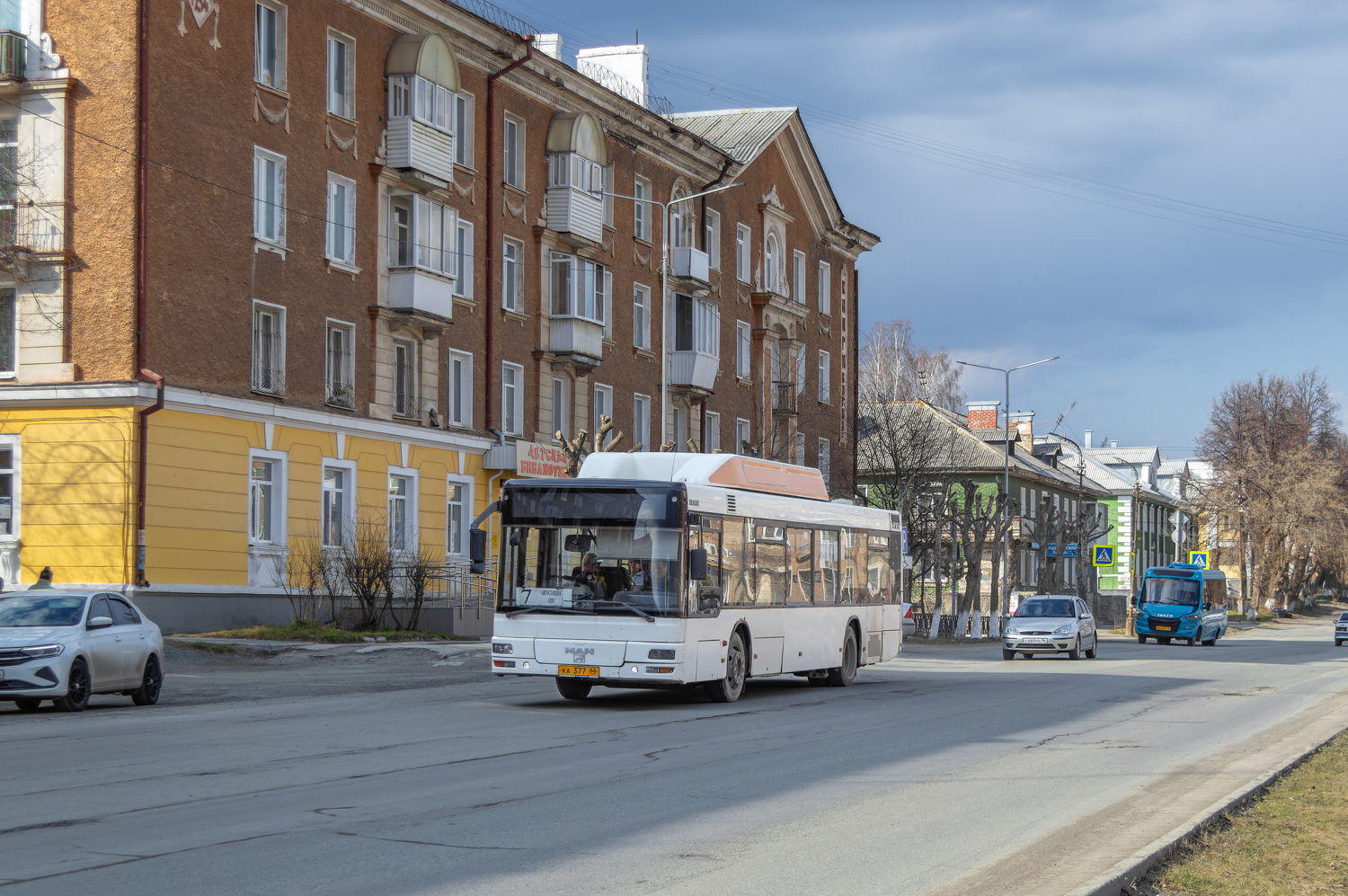 Свердловская область, MAN A20 NÜ313 CNG № КА 377 66