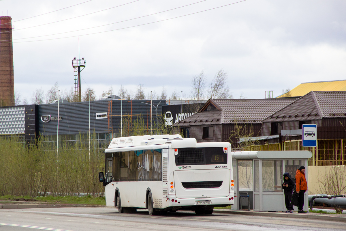 Ханты-Мансийский АО, ЛиАЗ-5292.67 (CNG) № 86232