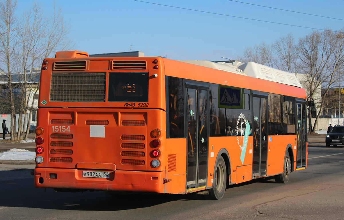 Нижегородская область, ЛиАЗ-5292.67 (CNG) № 15154