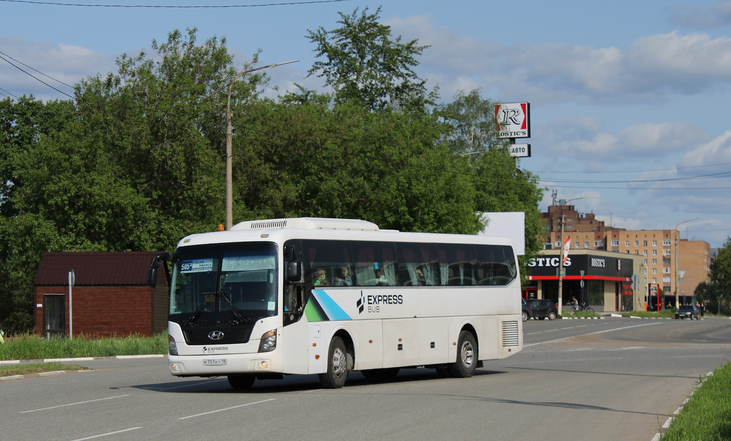 Удмуртия, Hyundai Universe Space Luxury № Р 751 КТ 18