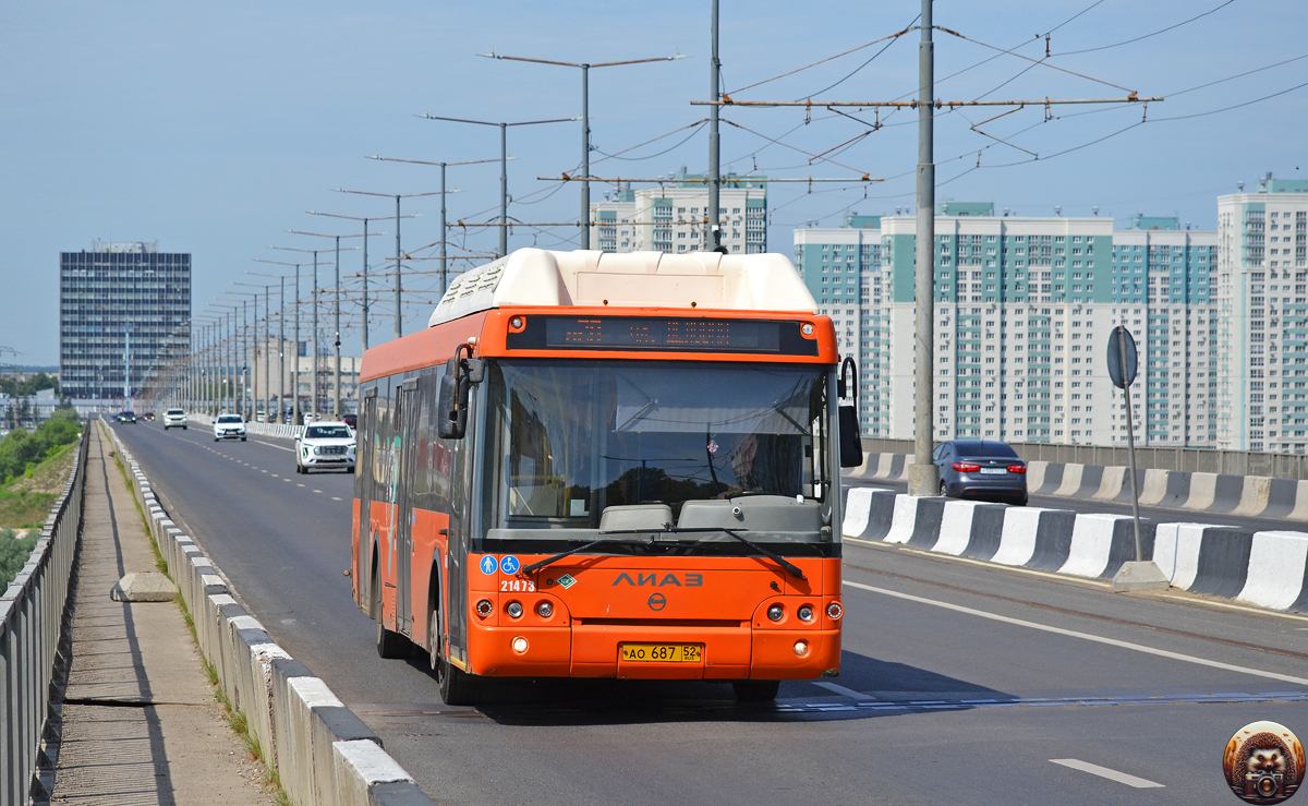 Нижегородская область, ЛиАЗ-5292.67 (CNG) № 21473